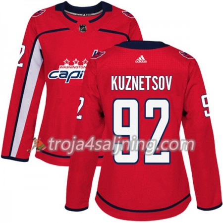 Washington Capitals tröja Evgeny Kuznetsov 92 Röd 2017-2018 Adidas Authentic - Dame NHL Tröjor Washington Capitals tröja Evgeny Kuznetsov 92 Röd 2017-2018 Adidas Authentic - Dame NHL Tröjor